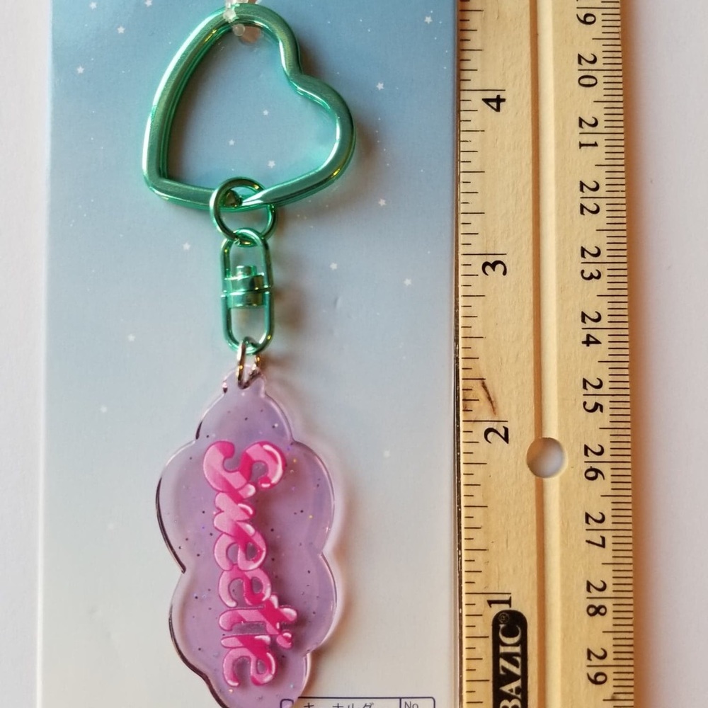 SWEETIE CLOUD HEART KEY RING - Picture 6 of 6